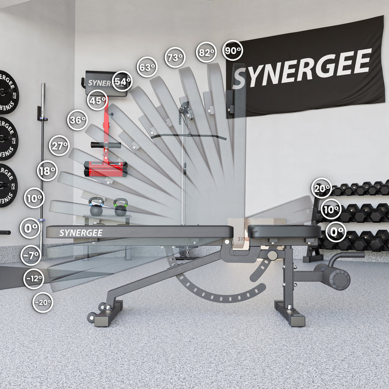 Synergee Adjustable Incline Decline Bench