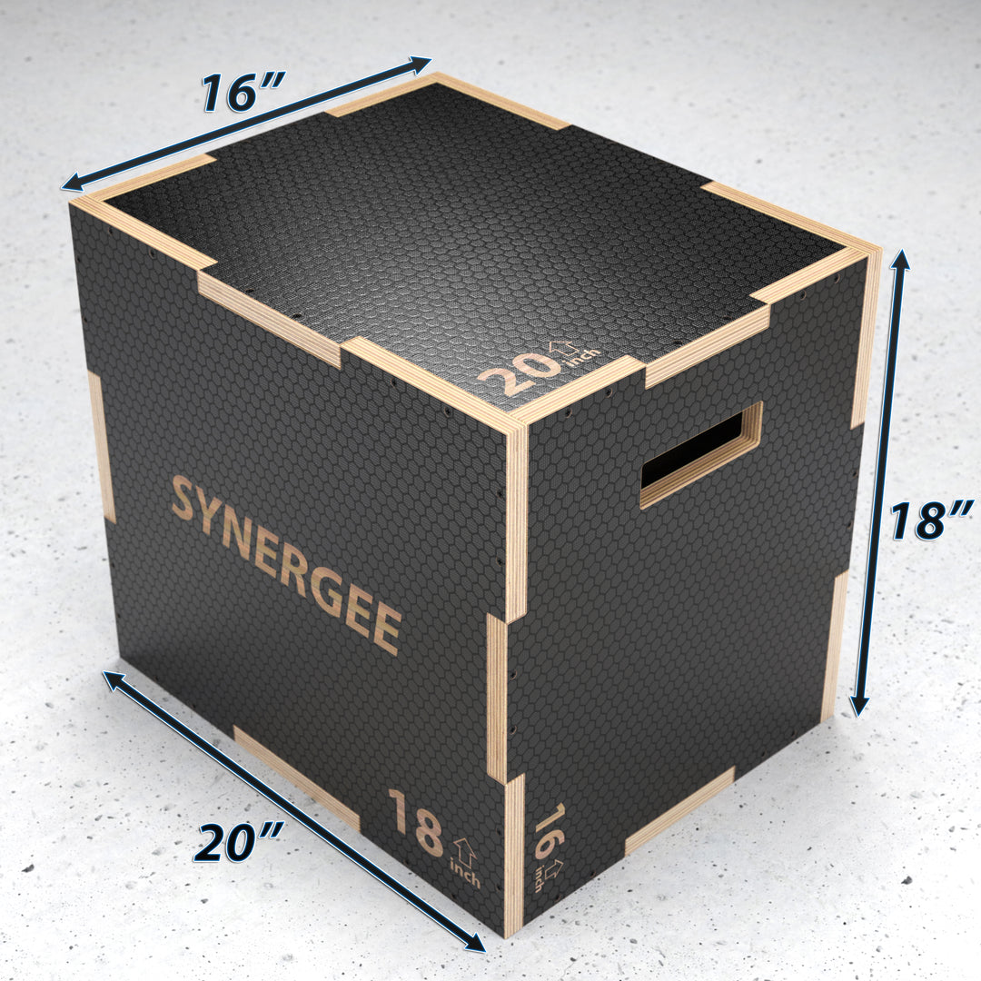 Synergee 3 in 1 Non Slip Plyometrics Boxes Synergee Fitness USA