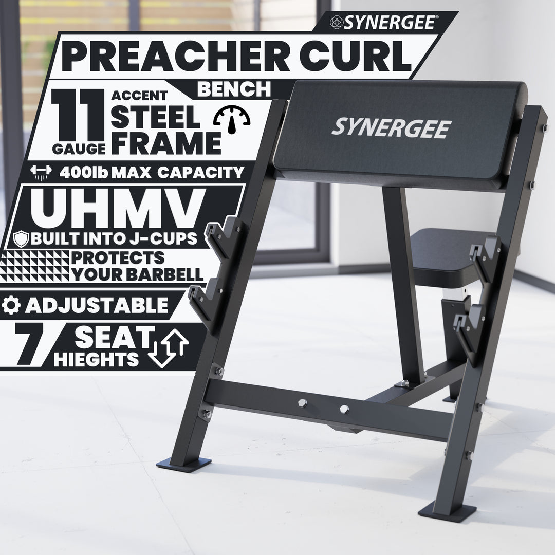 Synergee Preacher Curl Bench