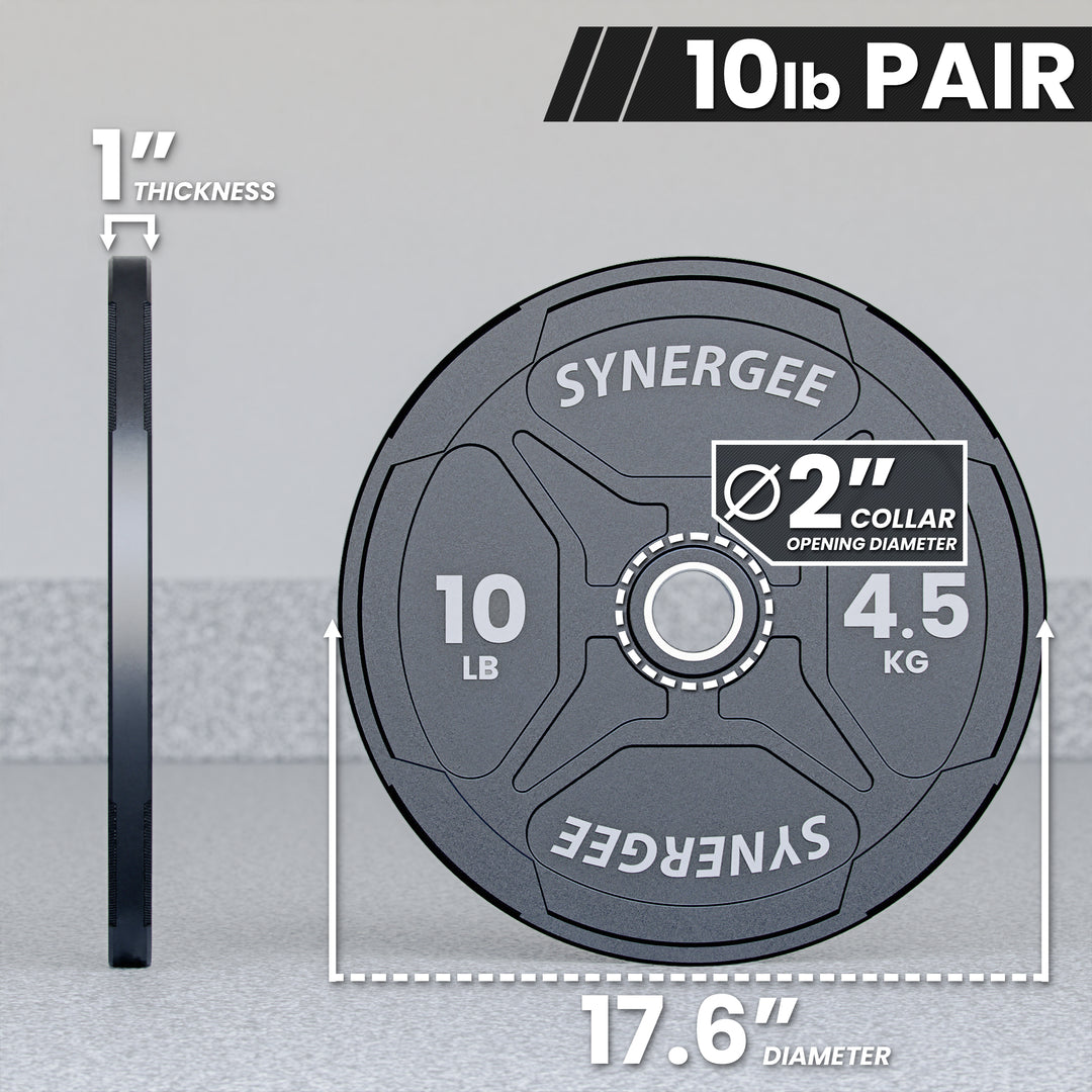Synergee EZ Grip Bumper Plates