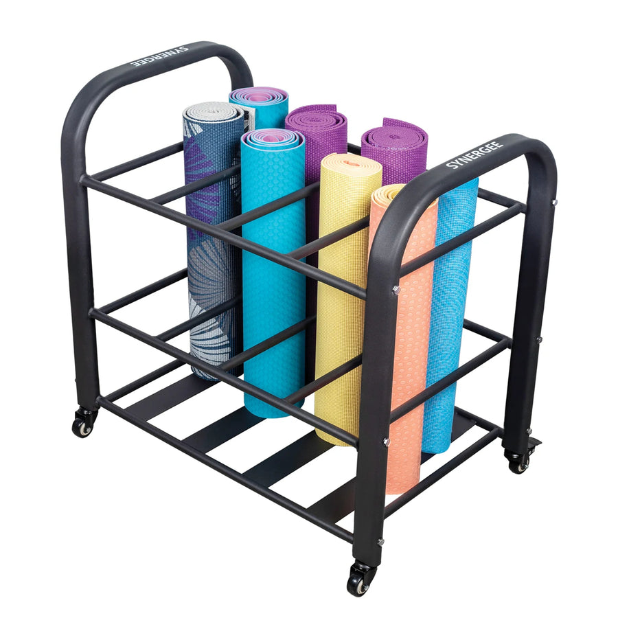 Synergee Foam Roller & Yoga Mat Storage Rack