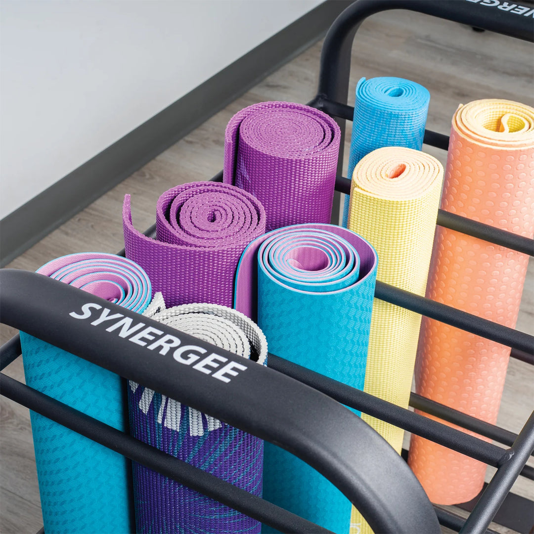 Synergee Foam Roller & Yoga Mat Storage Rack