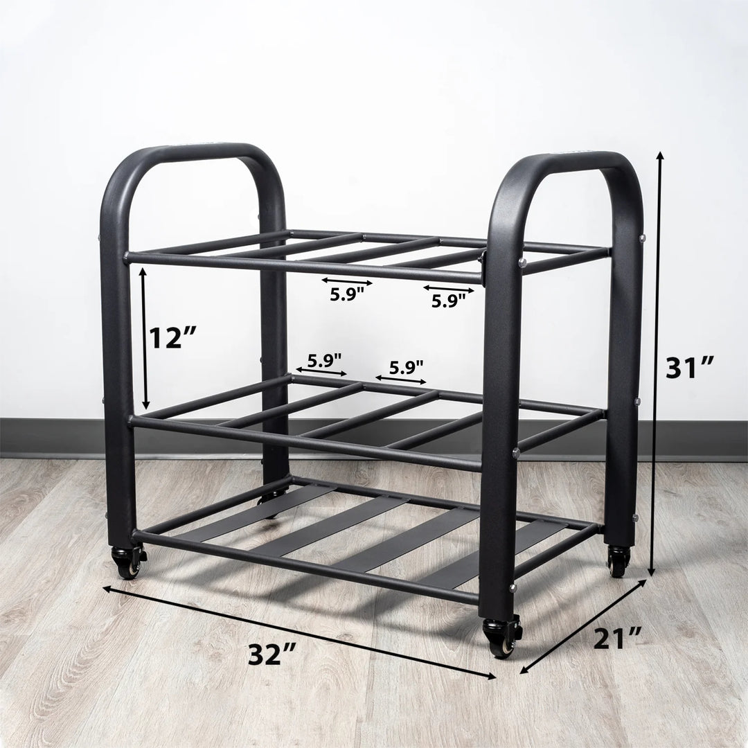 Synergee Foam Roller & Yoga Mat Storage Rack
