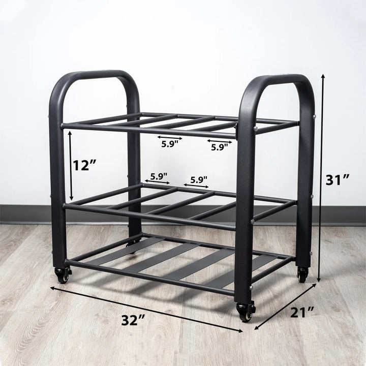 Synergee Foam Roller & Yoga Mat Storage Rack