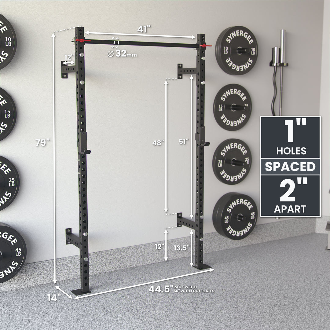 Synergee 2200 Series Wall Mounted Squat Rack