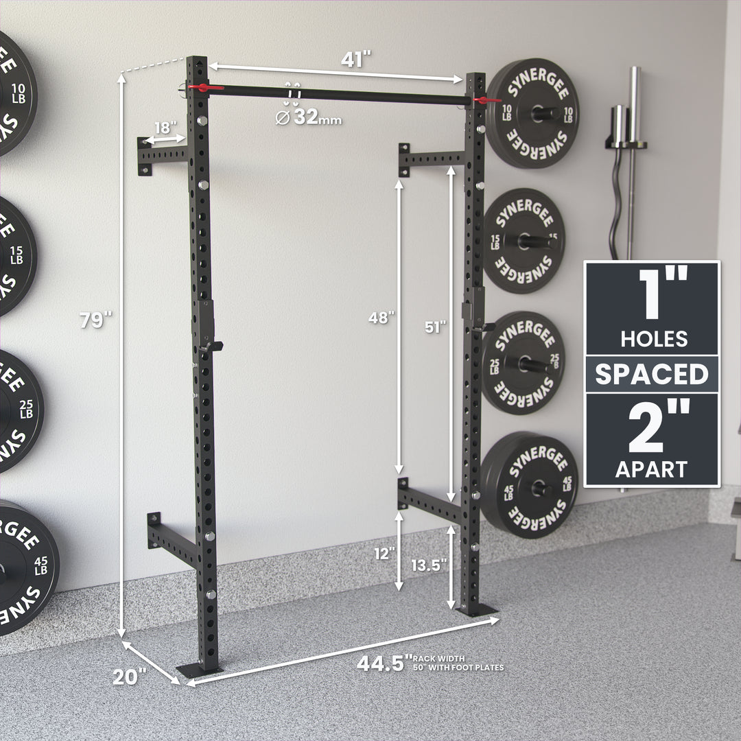 Synergee 2200 Series Wall Mounted Squat Rack