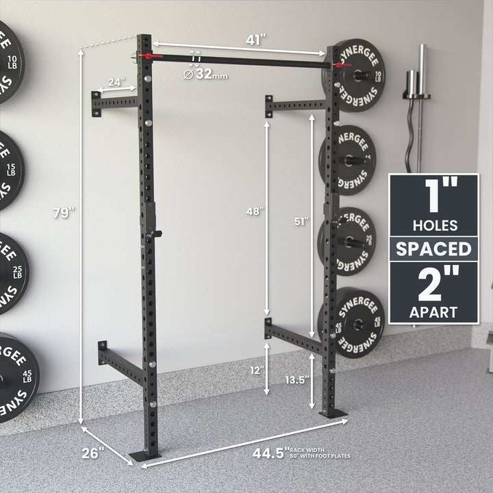Synergee 2200 Series Wall Mounted Squat Rack