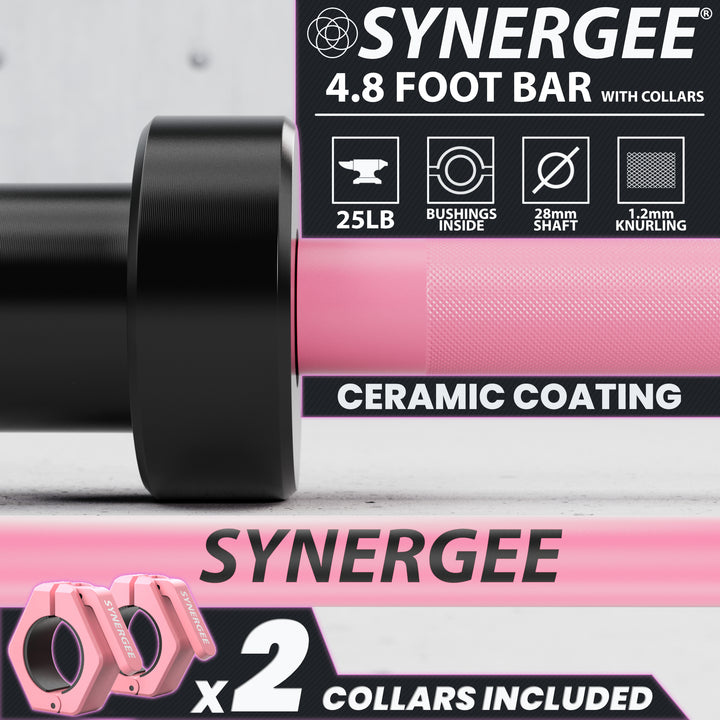 Synergee 4-Foot & 4' 8" Barbell