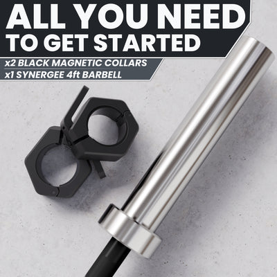 Synergee 4-Foot & 4' 8" Barbell