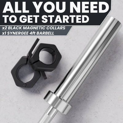 Synergee 4-Foot & 4' 8" Barbell