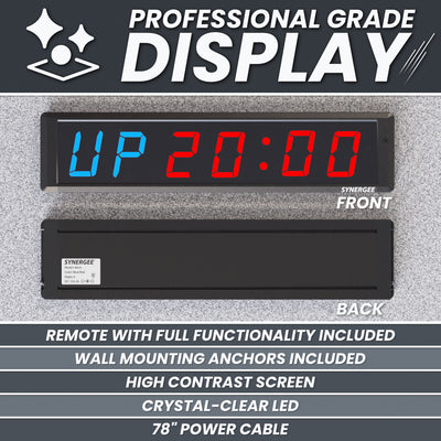 Synergee Programmable Interval Gym Timer