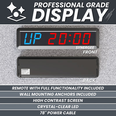 Synergee Programmable Interval Gym Timer