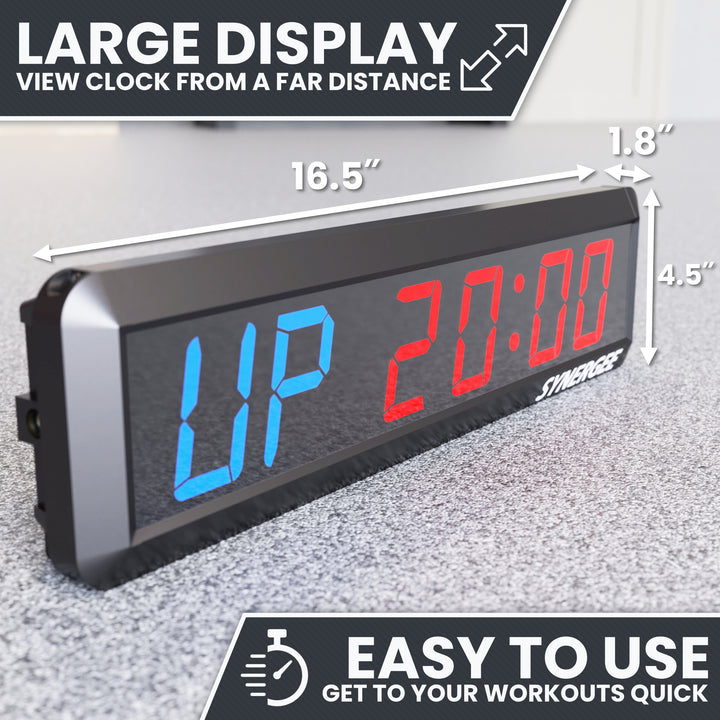 LED Sport Timing Race Clock, Digitale Countdown Timer Up, 5'' Draagbare Grote Timing Klok, met Statief en Afstandsbediening, voor Marathon Hardloopevenementen Bokswedstrijd LED Sport Timing Race Clock, Digitale Countdown Timer Up, 5'' Draagbare Grote Timing Klok, met Statief en Afstandsbediening, voor Marathon Hardloopevenementen Bokswedstrijd