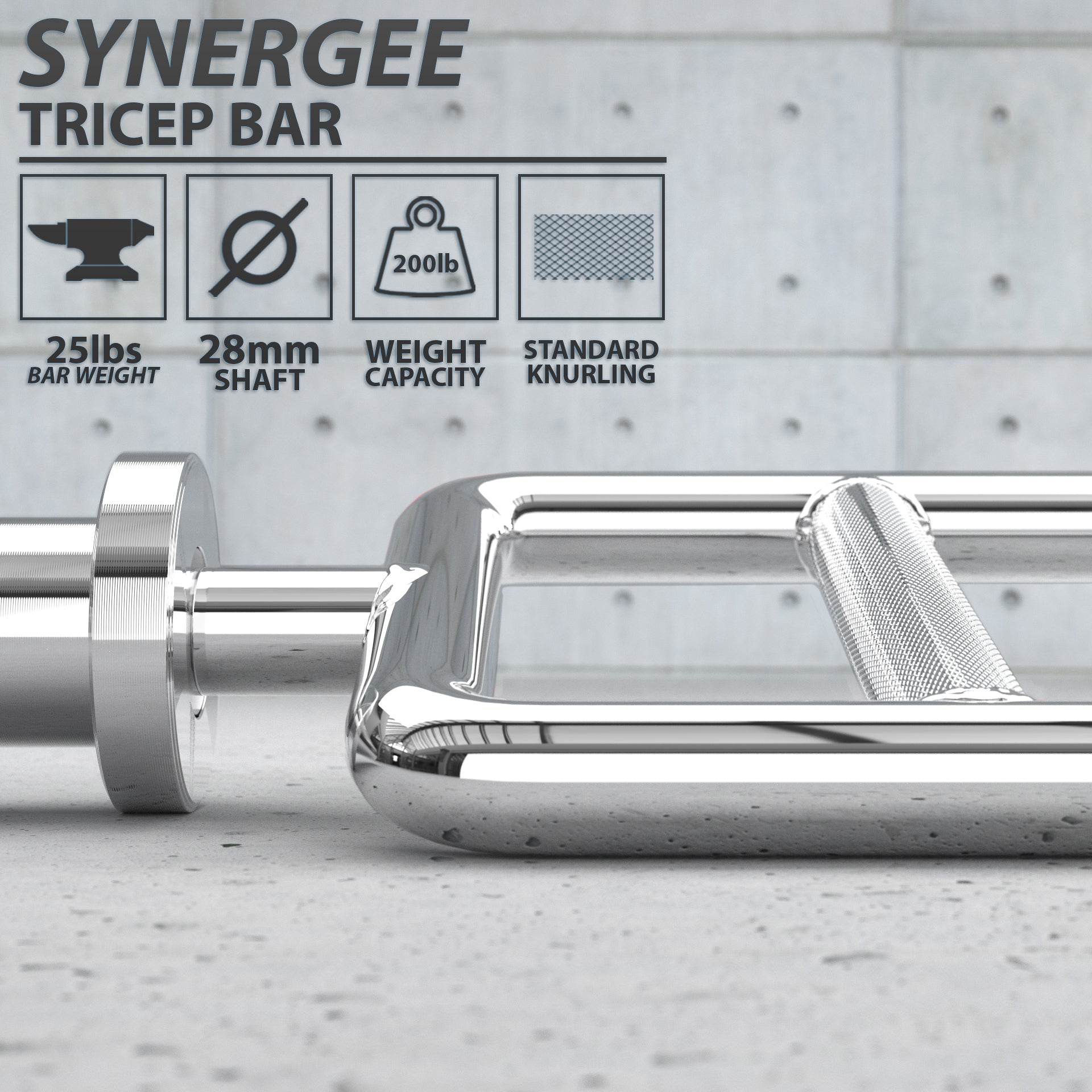 Synergee Tricep Bar | Synergee Fitness USA