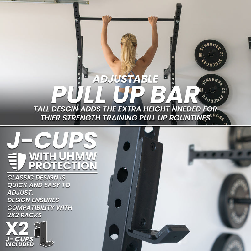 Synergee 2200 Series Wall Mounted Squat Rack | Synergee Fitness USA