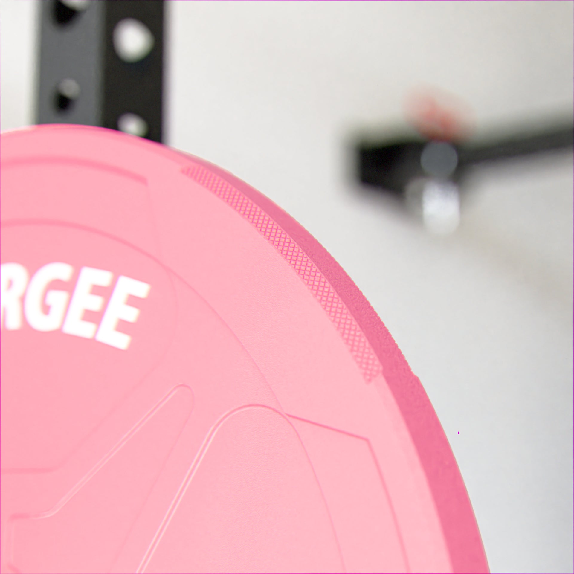 Synergee Pink EZ Grip Bumper Plates | Synergee Fitness USA