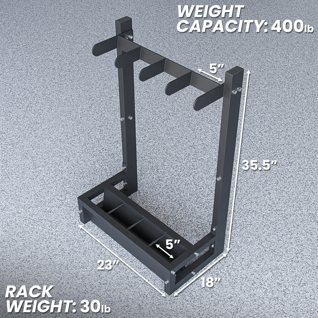 Weighted bar rack top